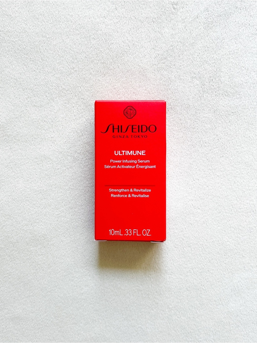 Shiseido Ultimune Power Infusing Serum - Vivid Red Box